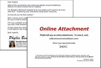 Business-to-Business direct response marketing example